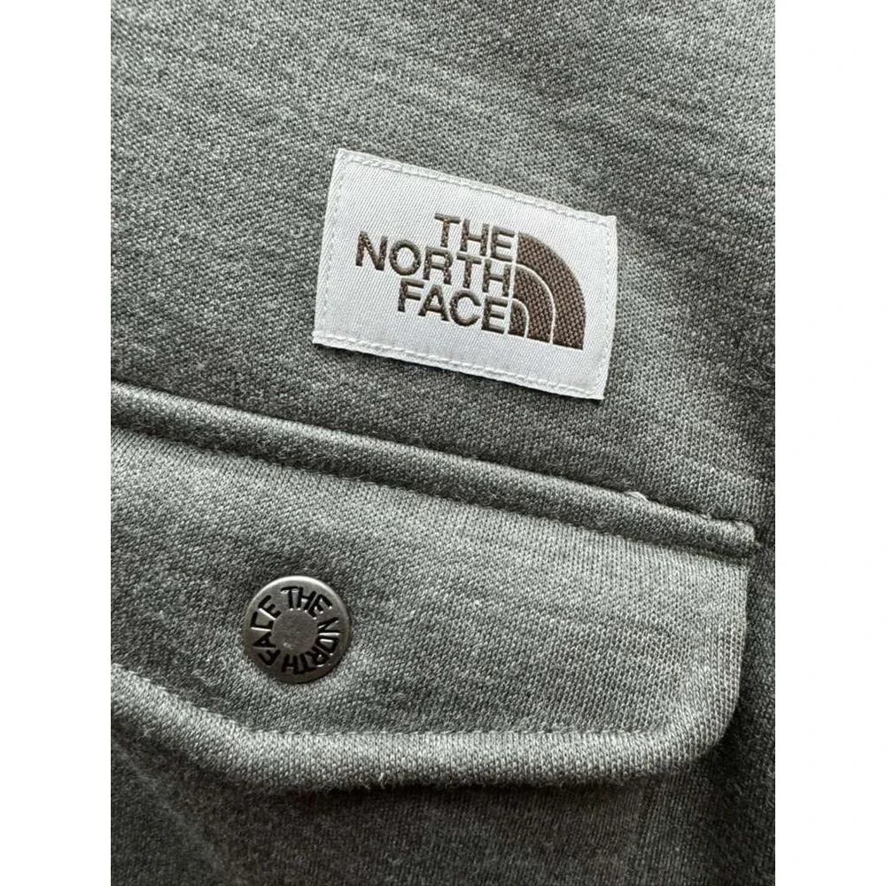 The North Face Sherpa Patrol Snap-Up‎ Fleece-Lined Hoodie Green Mens Size S